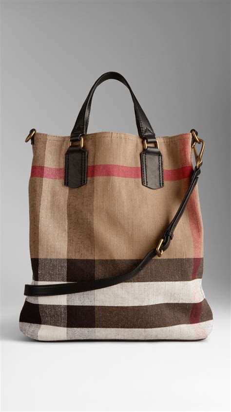 burberry taschen canvas tote|Burberry canvas handbags on sale.